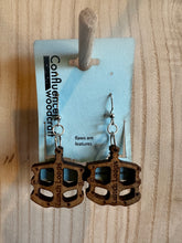 Load image into Gallery viewer, MTB Flat Pedal Dangle Earring